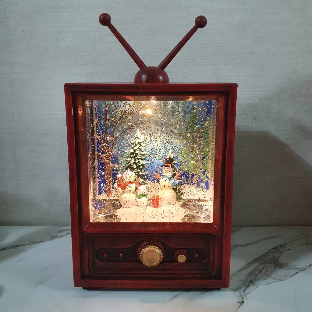 크리스마스 새해 선물 TV 워터볼 오르골 리뷰후기
