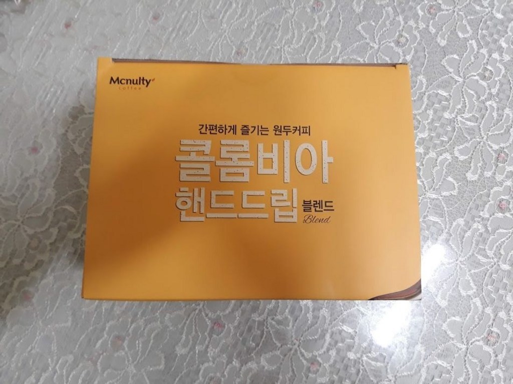 맥널티 콜롬비아 핸드드립 블렌드 드립백커피