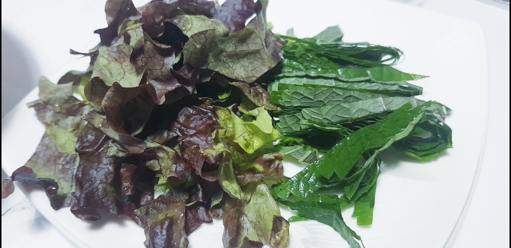 국내산 상추&a;깻잎 간편쌈 리뷰후기