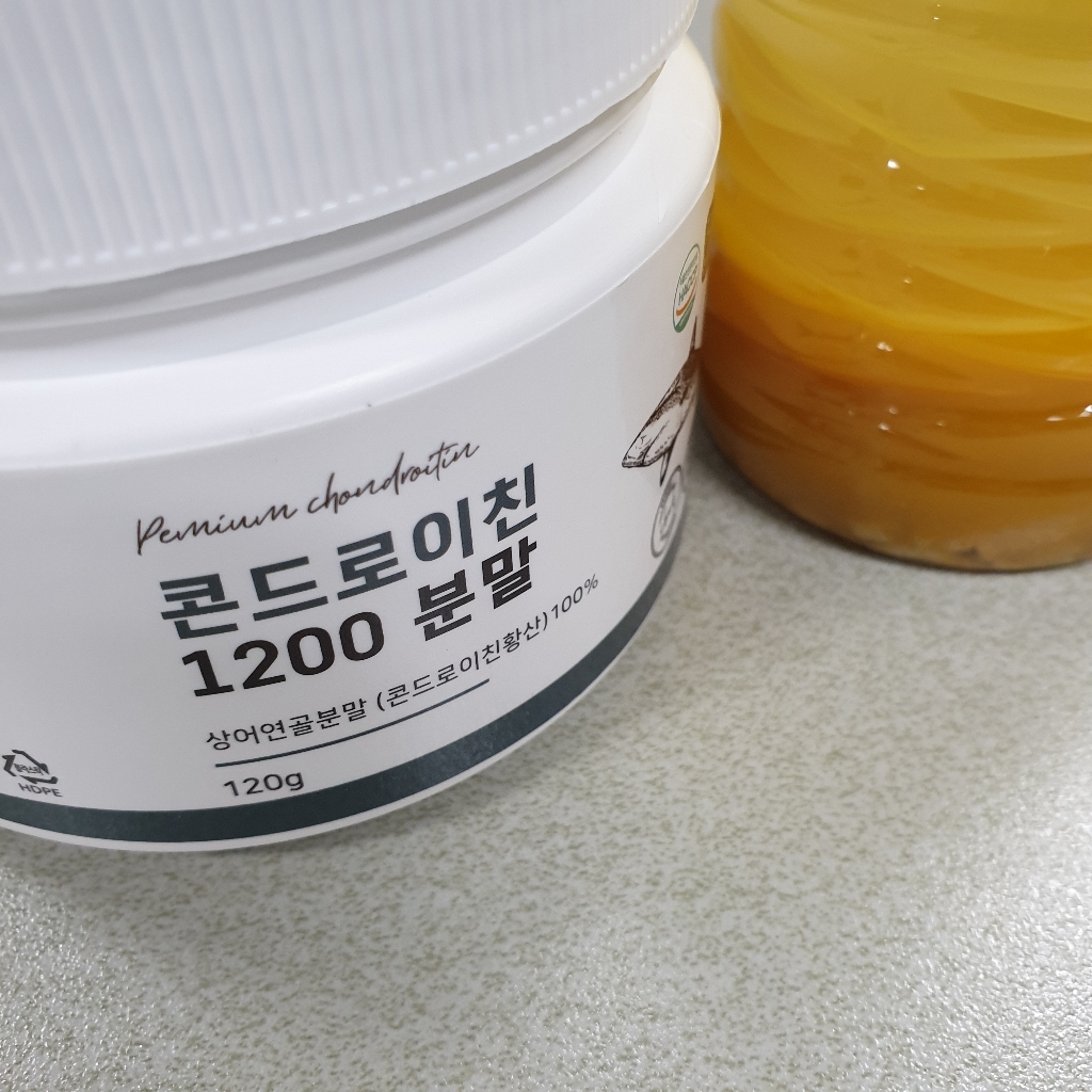 자연바름 관절엔 콘드로이친 1200 분말 첨가물 없는 순수 상어연골