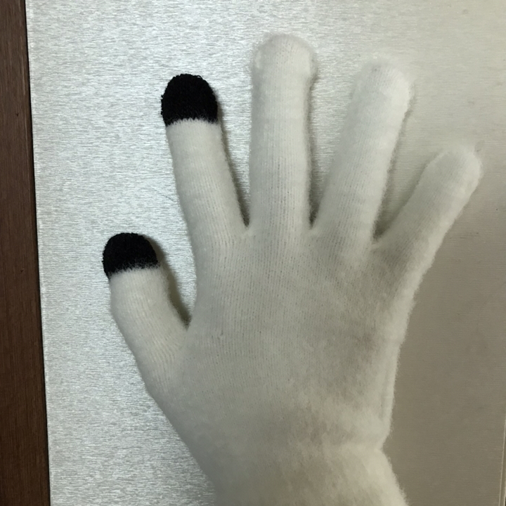 오제로 겨울 터치 귀여운 여성니트장갑