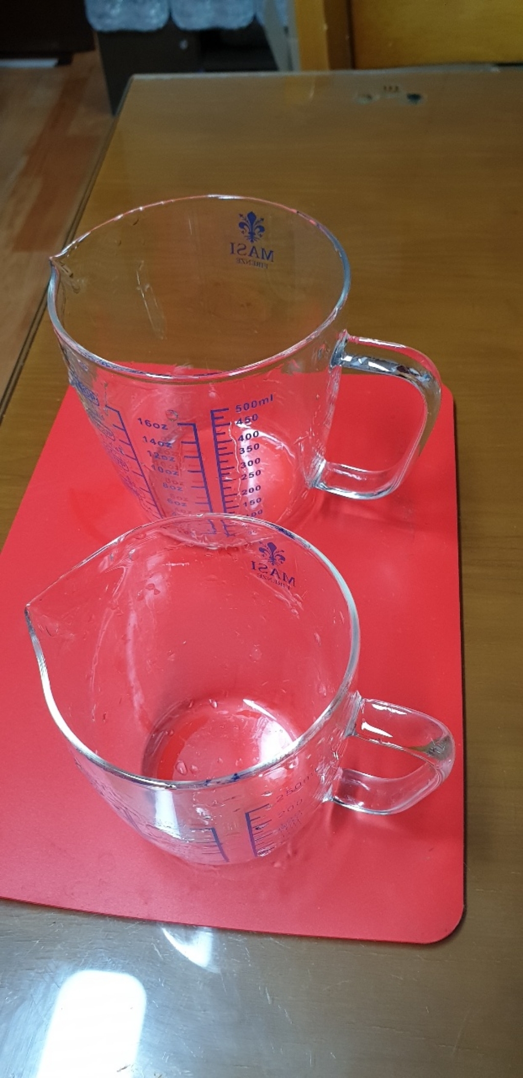 마시피렌체 글라스 블루계량컵