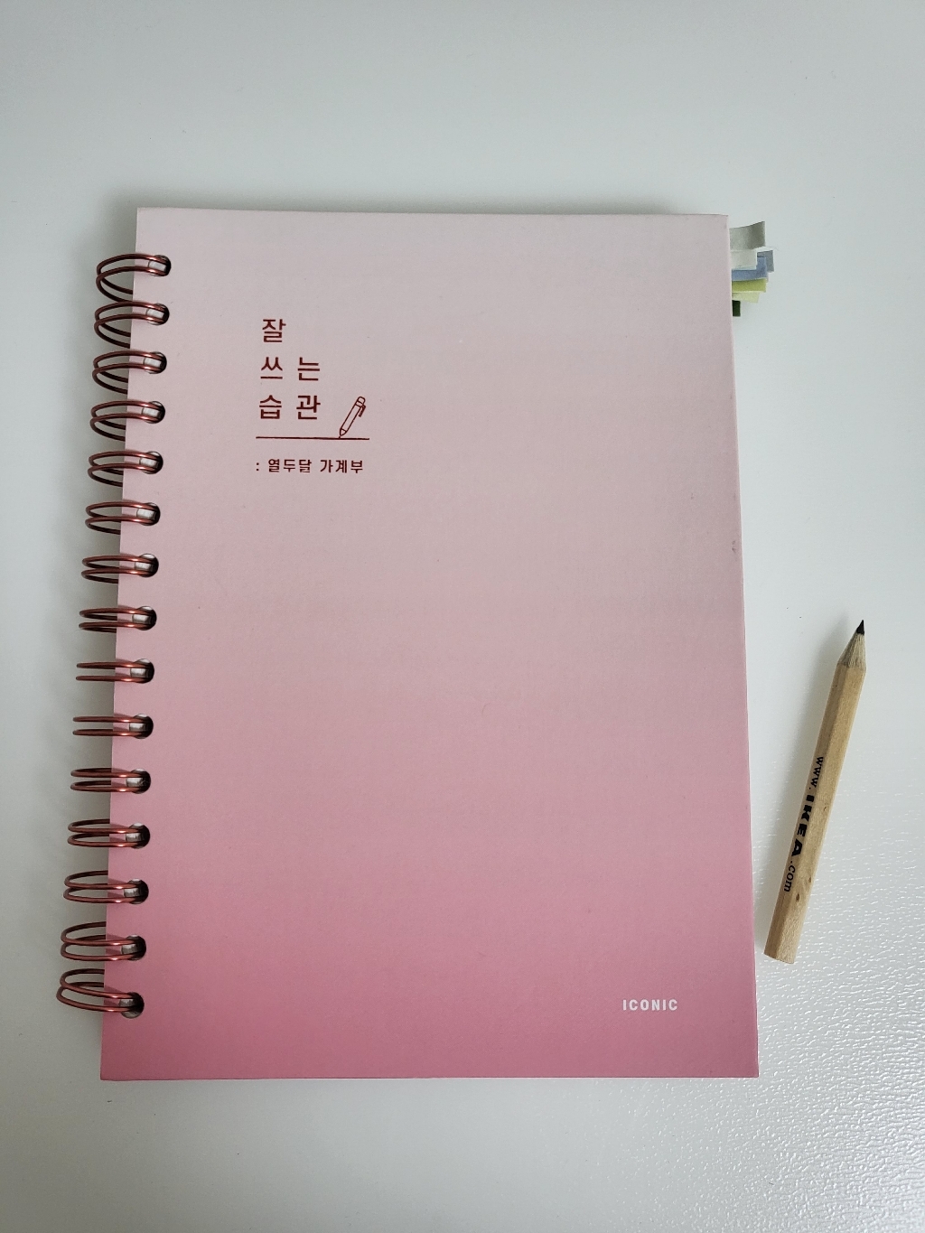 아이코닉 잘 쓰는 습관 가계부 2종