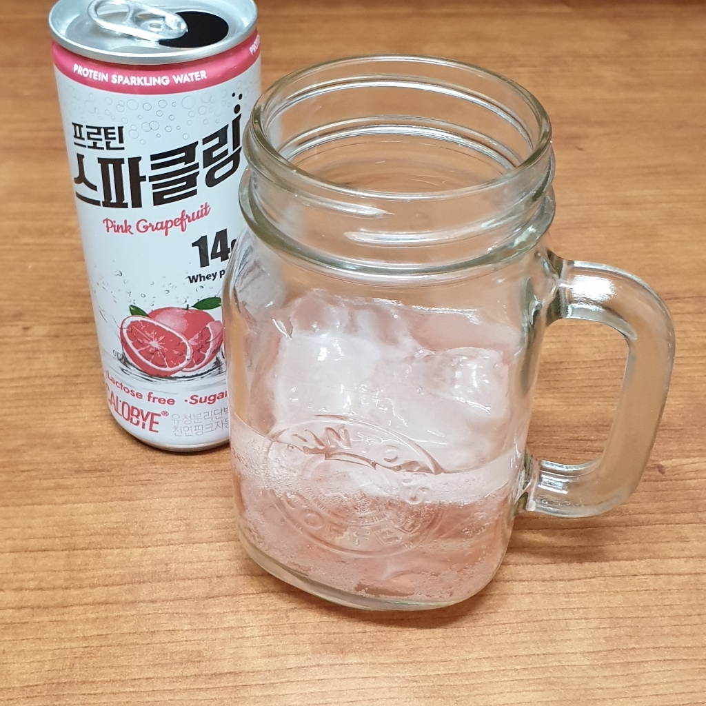 칼로바이 프로틴 스파클링 무설탕 핑크자몽 탄산음료