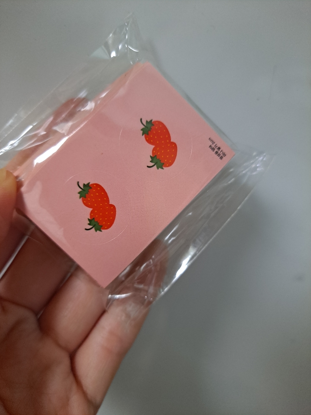 도나앤데코 정성을 담아 미니 딸기 스티커