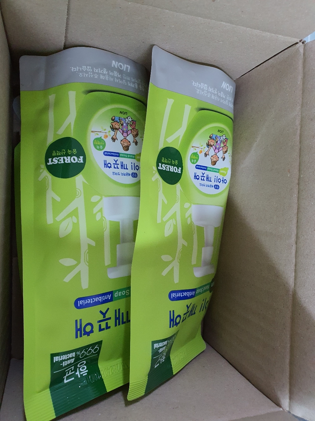 아이깨끗해 핸드솝 리필 숲 속 산책향