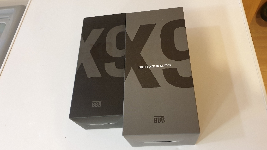 BBB트리플블랙 UV 살균 충전 스테이션 전기면도기 X9