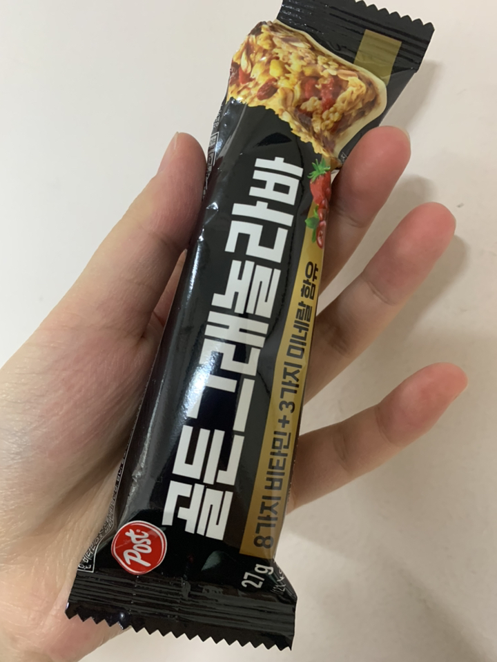 포스트 골든 그래놀라 밀크바 1개 리뷰후기
