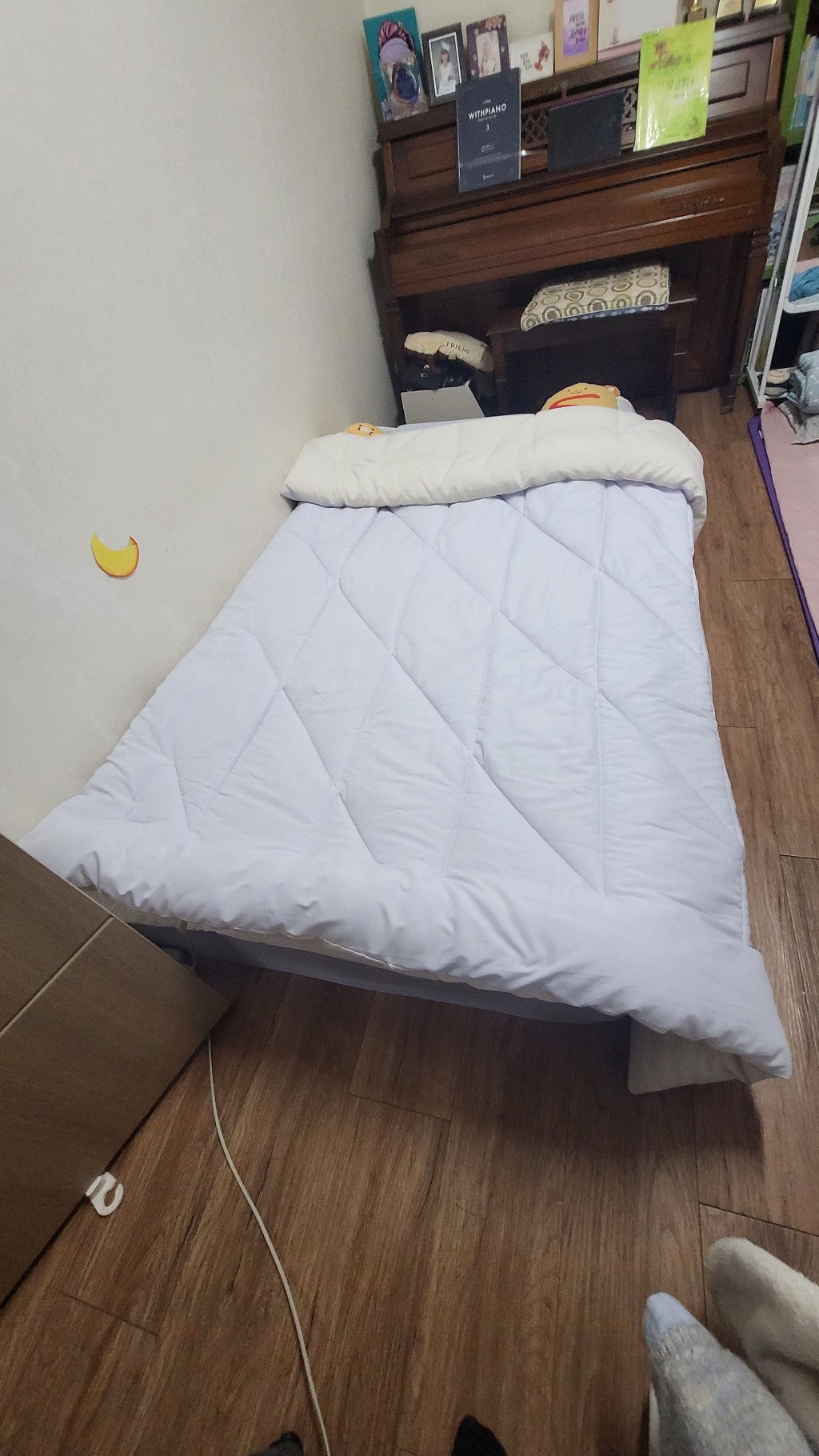 믹스앤매치 하이디 카치온 옥수수솜 리버서블 차렵베개
