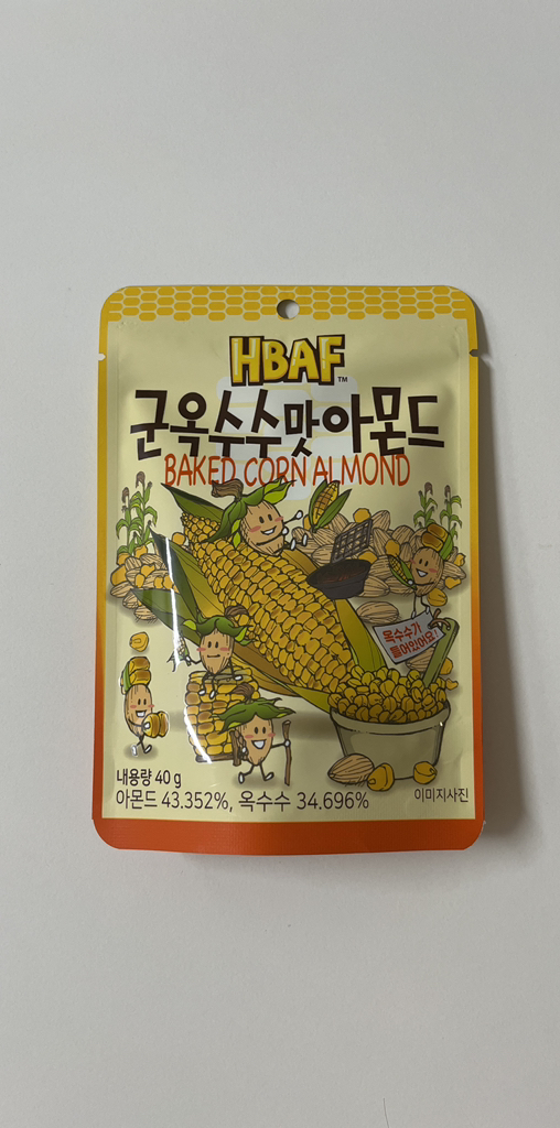 바프 군옥수수맛 아몬드 리뷰 후기
