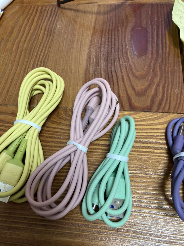 모락 캔디 젤리 USB 라이트닝 8핀 고속 충전 케이블 1