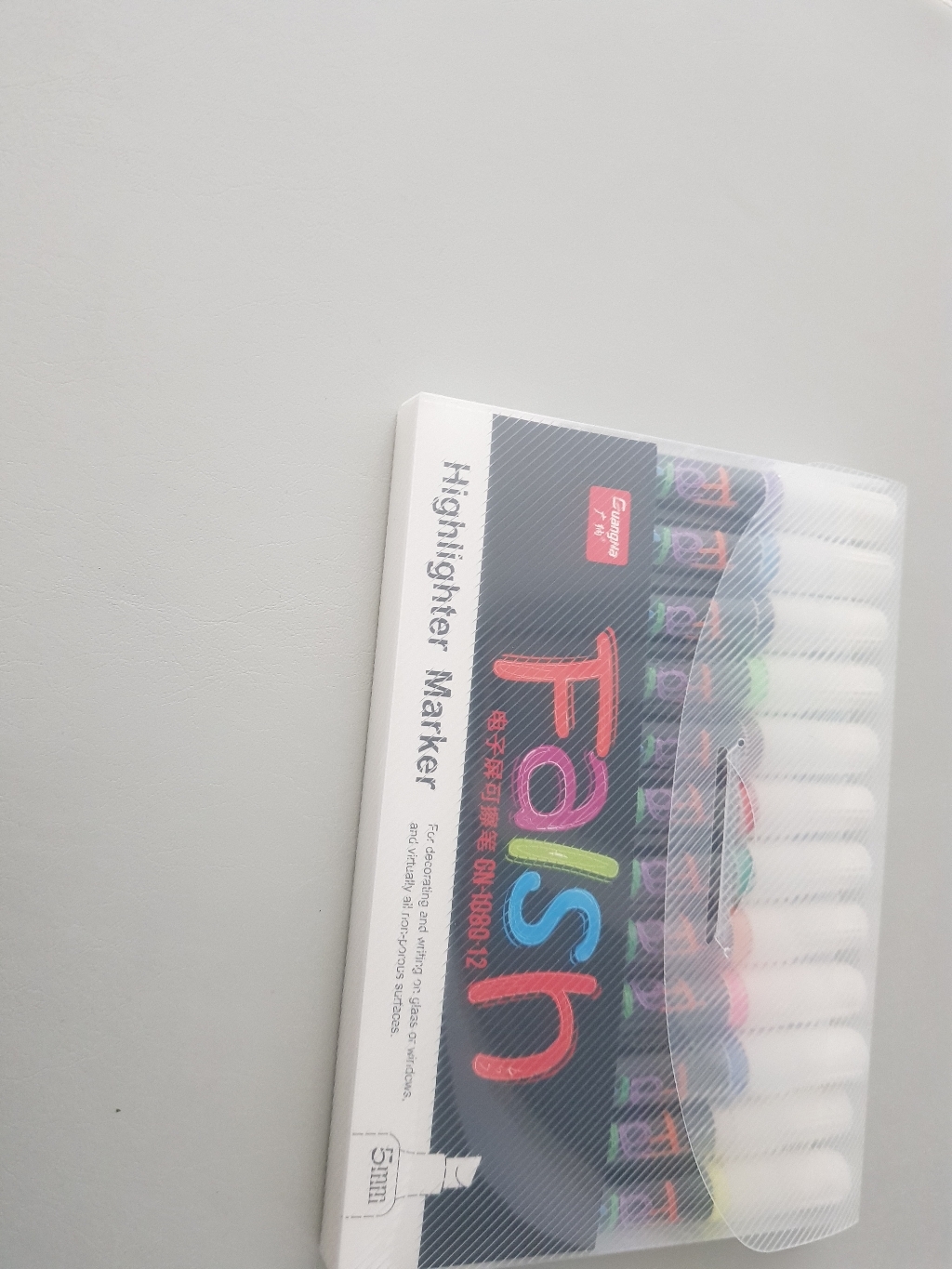 Fash 형광마카펜 블랙보드마카 글라스펜 윈도우마카 마커 8색 12색