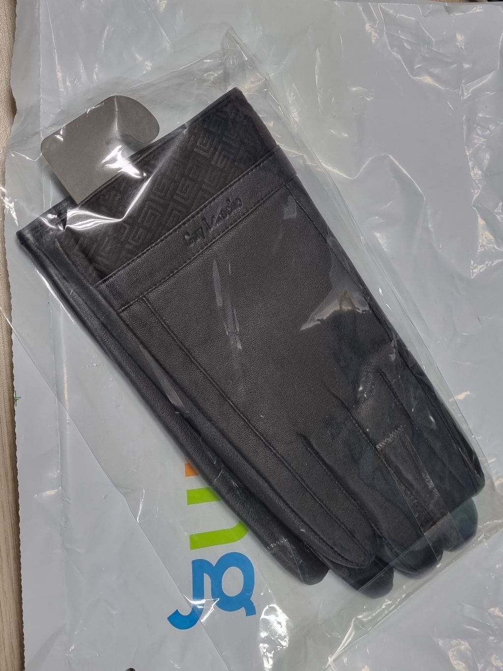 기라로쉬 남성용 로고포인트 가죽장갑 HV10040