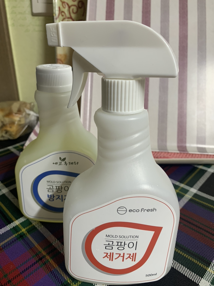 에코후레쉬 곰팡이제거제 솔루션 2종 리뷰후기