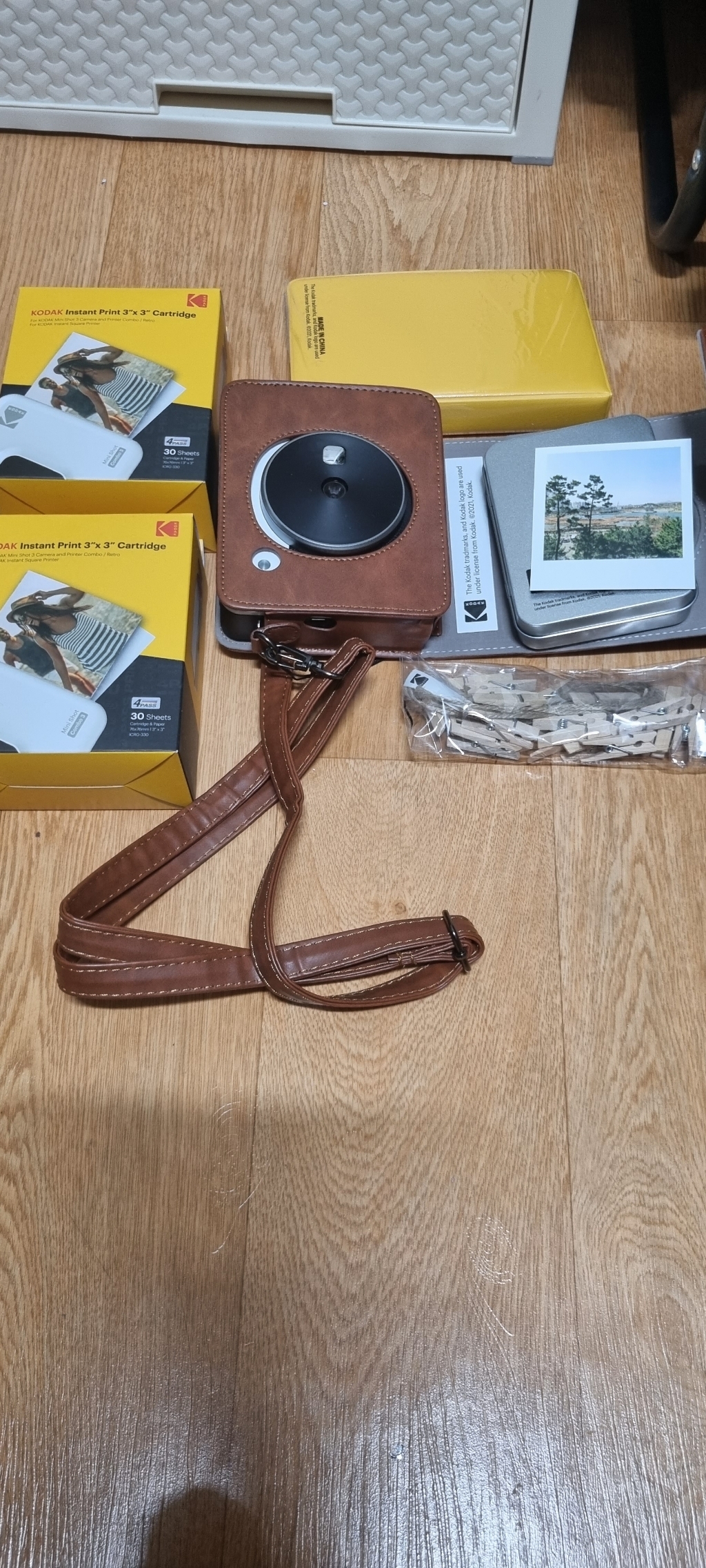 코닥 미니샷 3 레트로 즉석카메라 white AC_C300RW 악세사리
