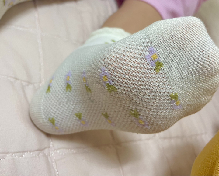 꼼지 여아용 S바이올렛 양말 5종