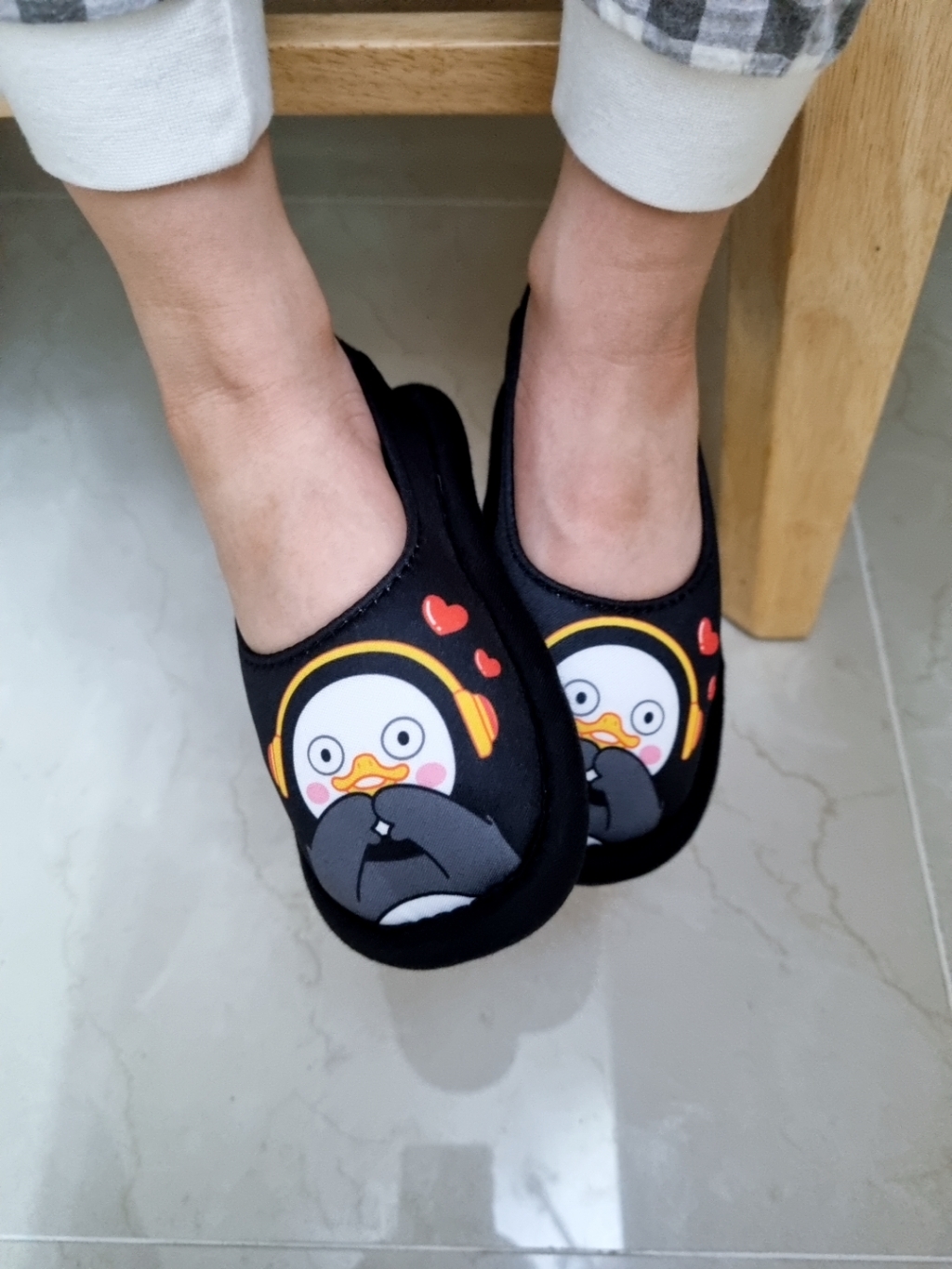 펭수 마카롱 덧신