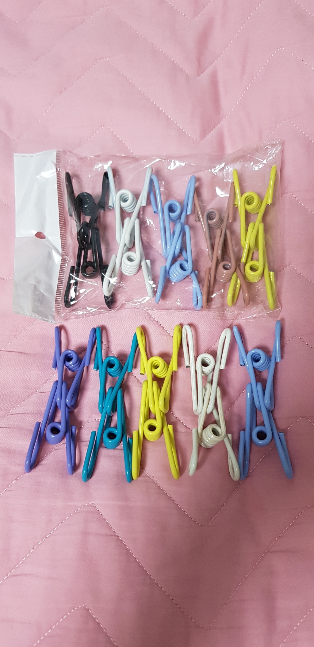 yunri 20개 다용도 팬시 컬러 집게 인테리어 소품