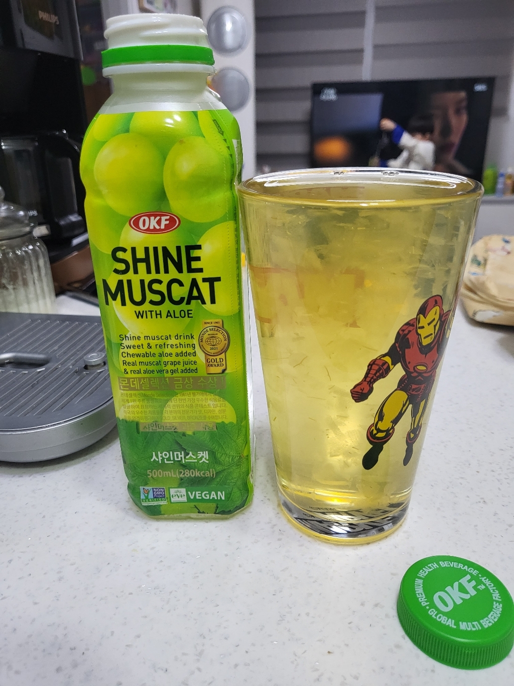 오케이에프 샤인머스켓 음료 리뷰후기