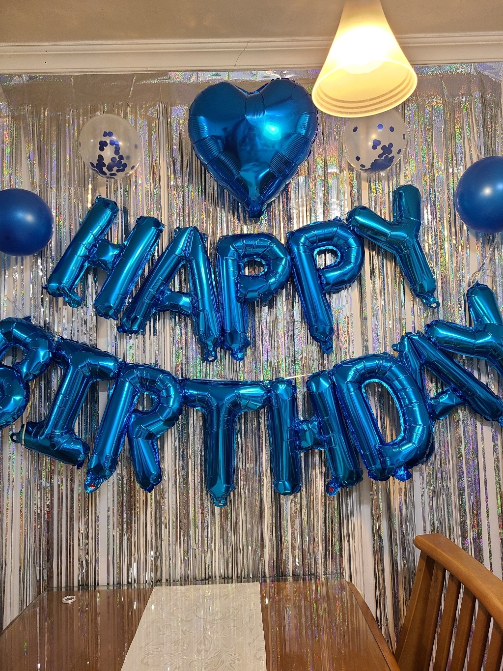 마켓감성 생일 축하 파티 커튼