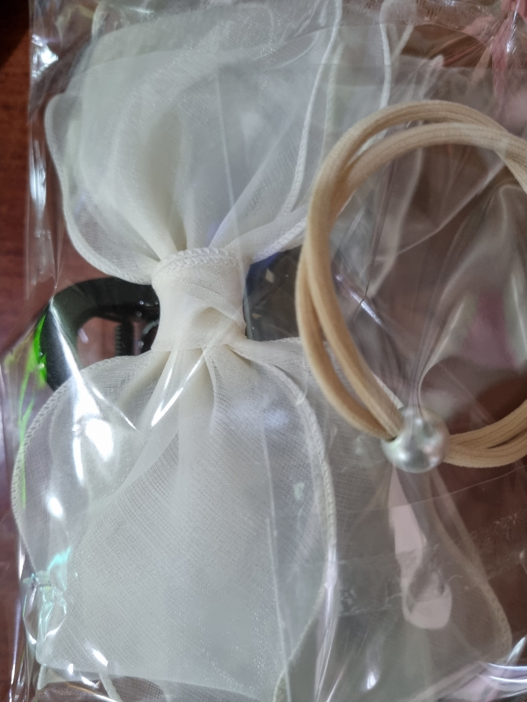 빅 리본집게핀 서효림 볼륨 쉬폰 올림머리 큰삔 아르데코