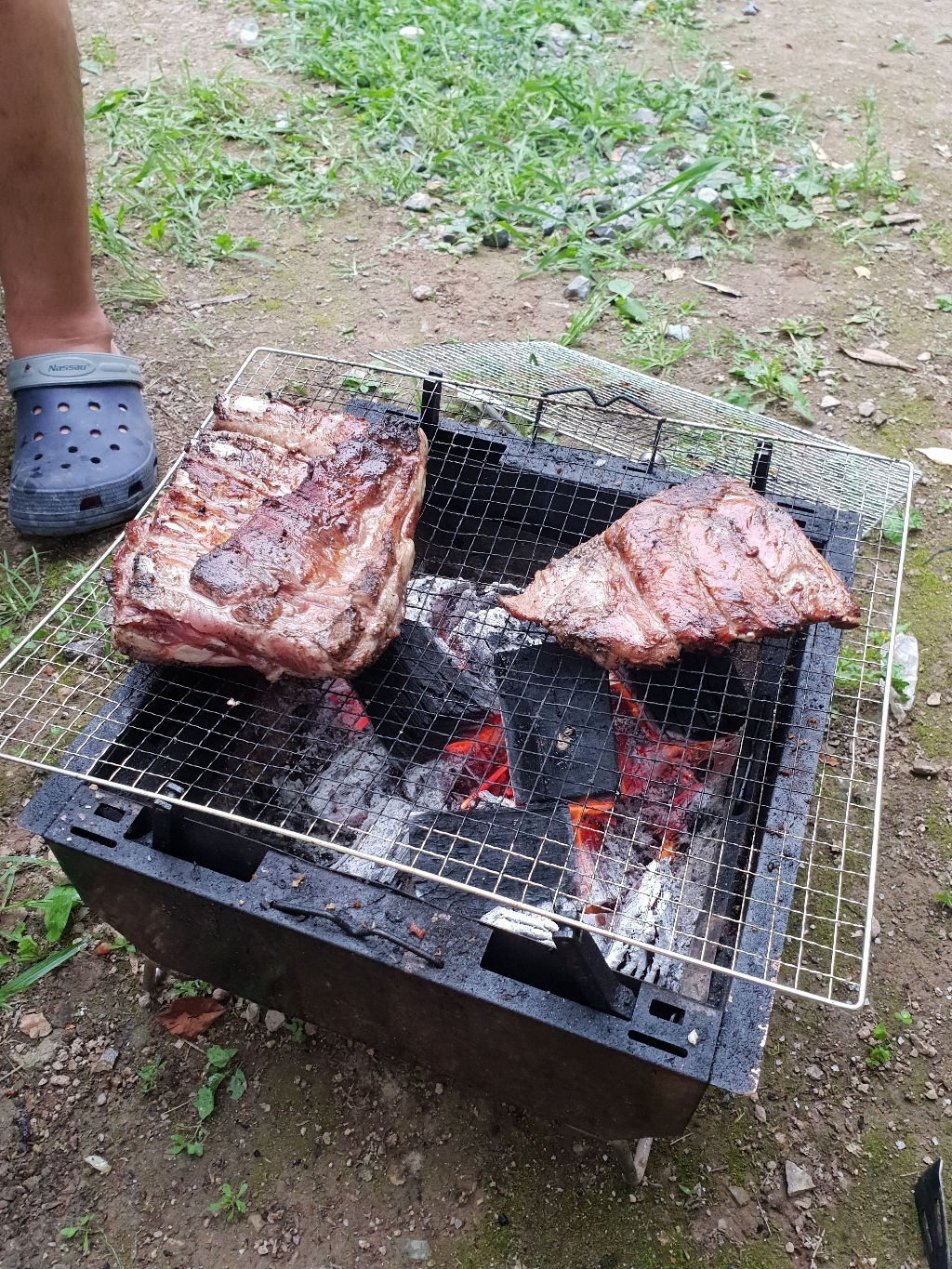 숯깨비 바베큐 맹그로브 3단 옛날참숯