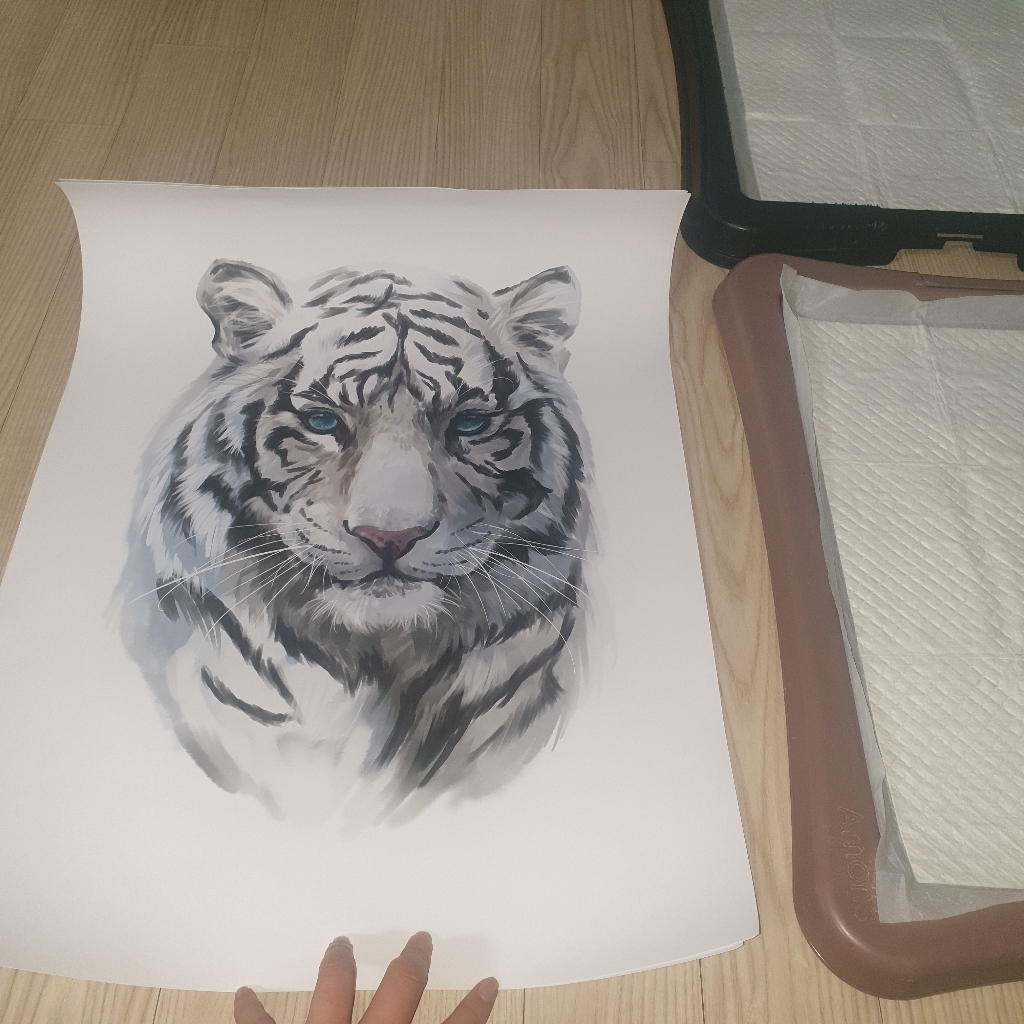 성공을 부르는 액운막이 백 백두산 랑이 그림 16종 캔버스 액자 거실 인테리어 개업 선물