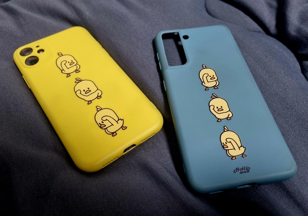 핫티몰 귀요미 병아리 캐릭터 휴대폰 케이스