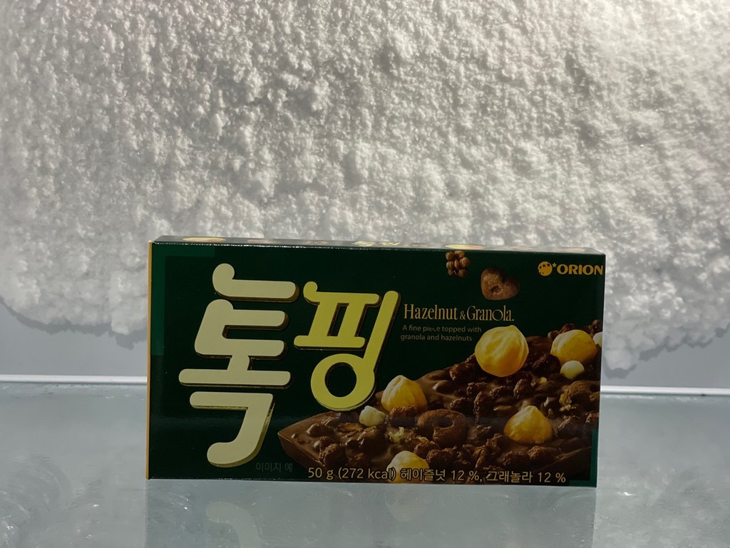 오리온 톡핑 헤이즐넛 앤 그래놀라 초콜릿
