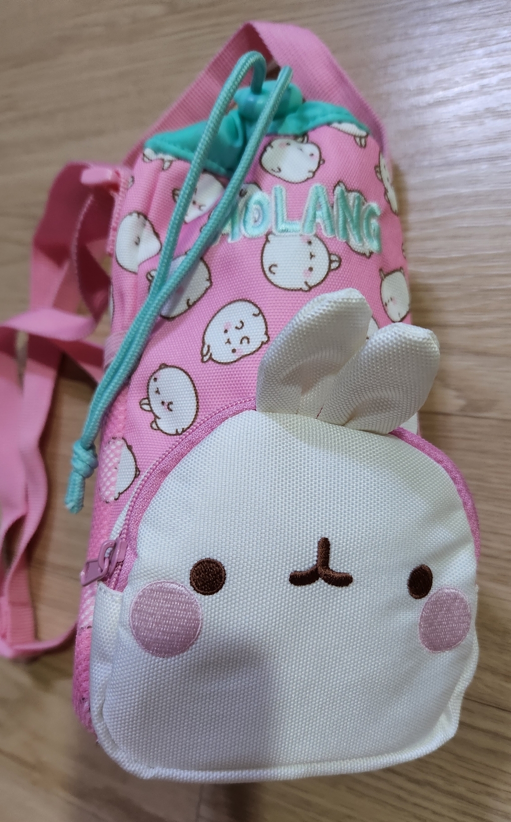 몰랑이 패턴 포켓 물병크로스 0010