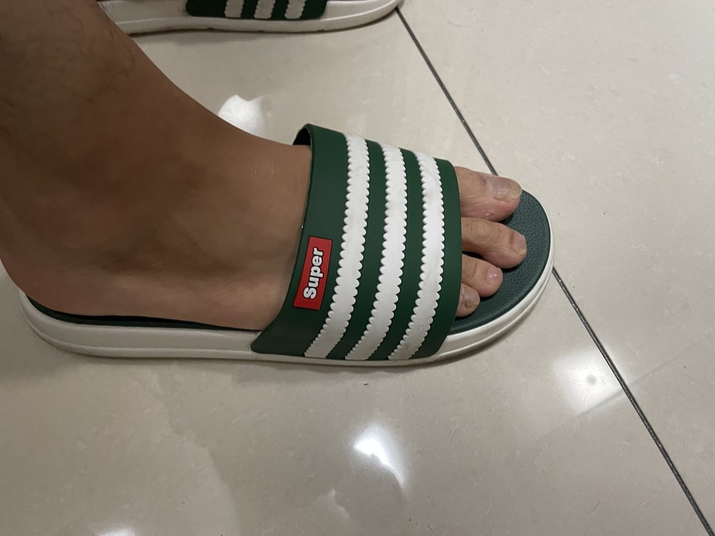 렉스템 뉴 삼선 쿠션 슬리퍼
