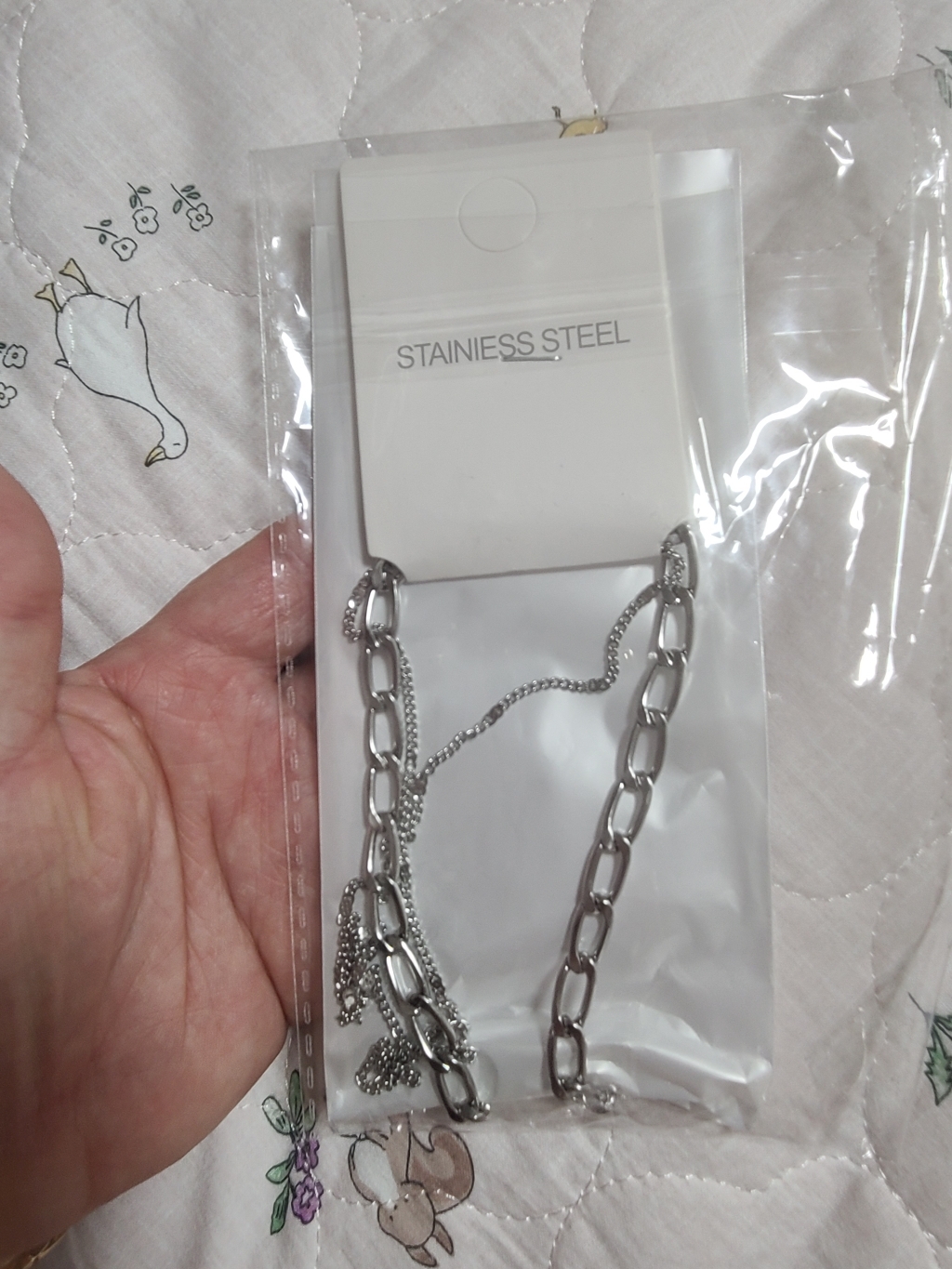 피어니스트 힙한 패션 목걸이