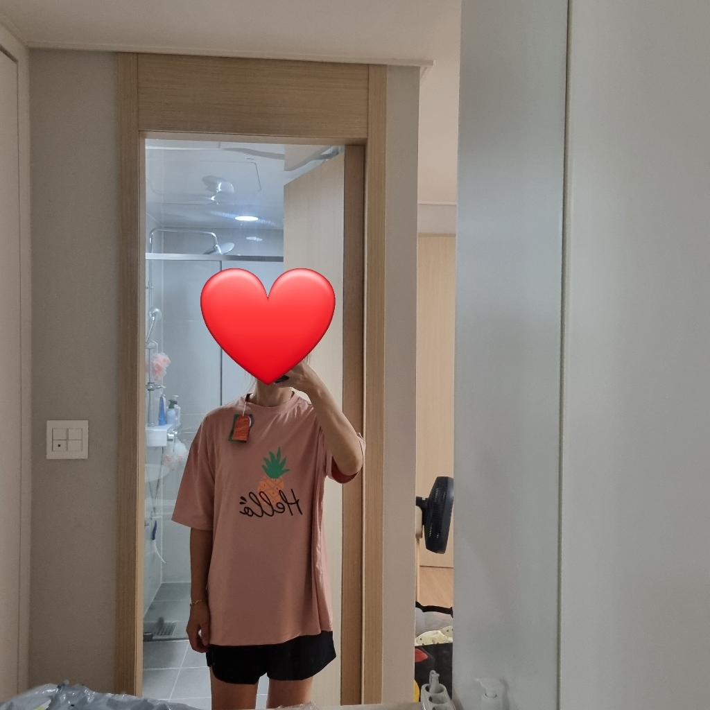 베라프 아임파인 여자 래쉬가드 상의 빅사이즈 루즈핏 233