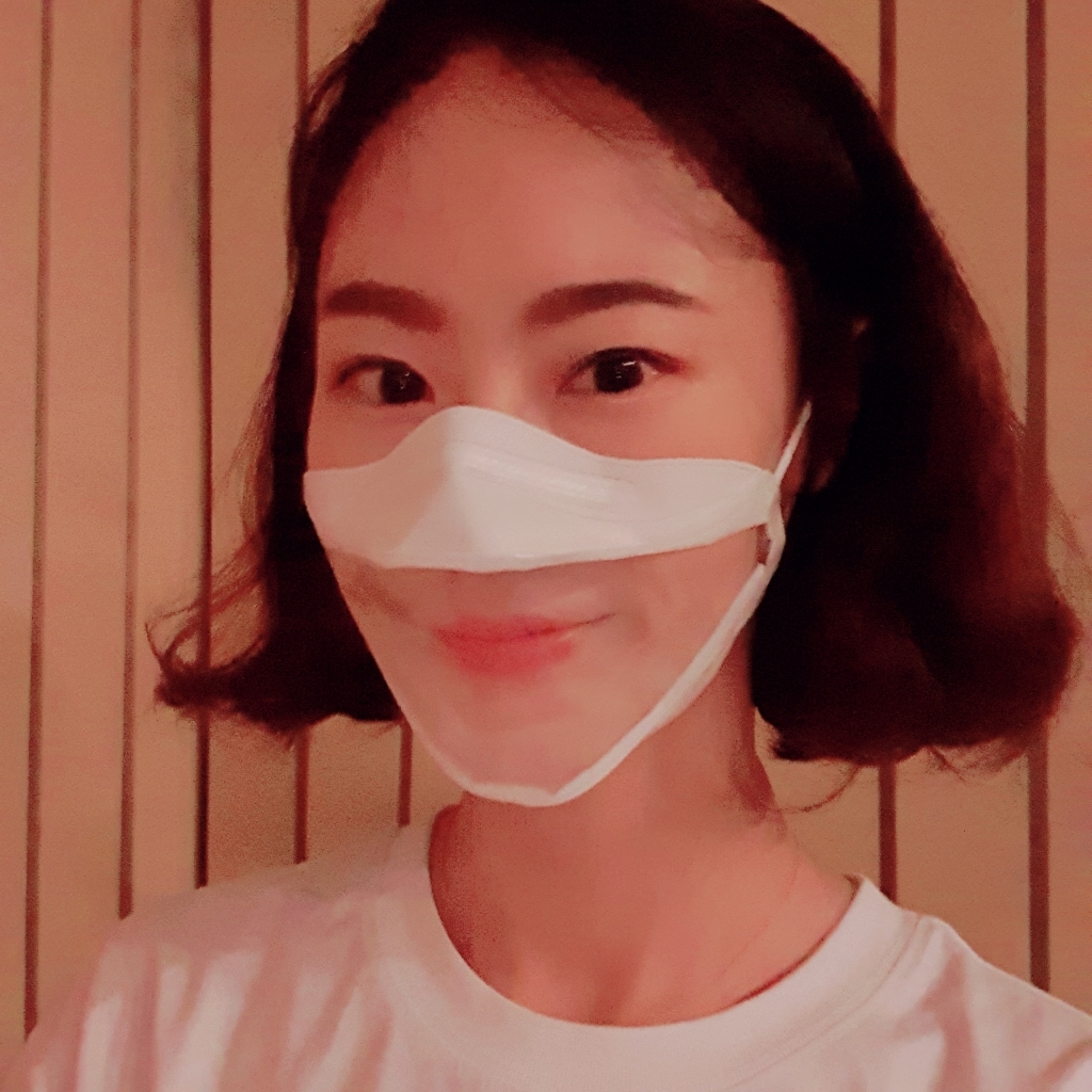강의용 입보이는 투명 마스크 10개