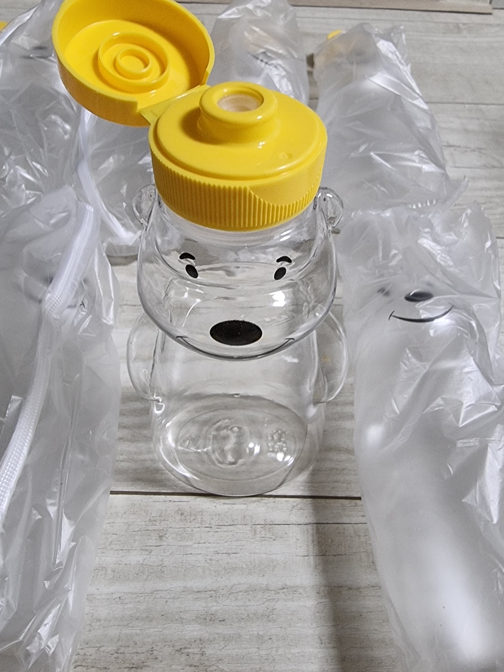 키친코디 곰돌이소스통 5개 곰돌이보틀 안새는 캠핑 양념통 꿀통 휴대용양념통 음료보틀공병 꿀소분용기 캠핑오일통 튜브꿀병 케찹통 케첩통 마요네즈통 밀폐시럽통