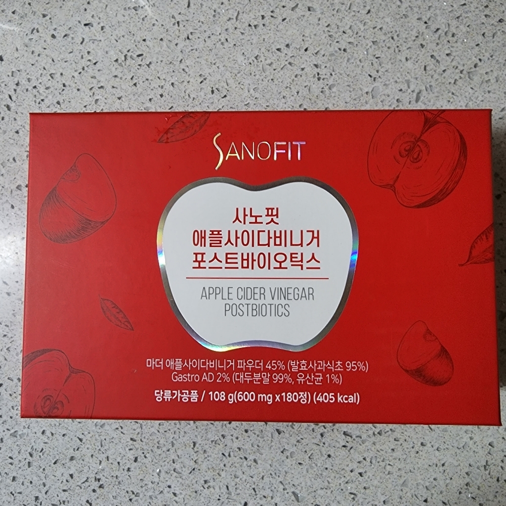사노핏 사과초모식초 애플사이다비니거 포스트바이오틱스