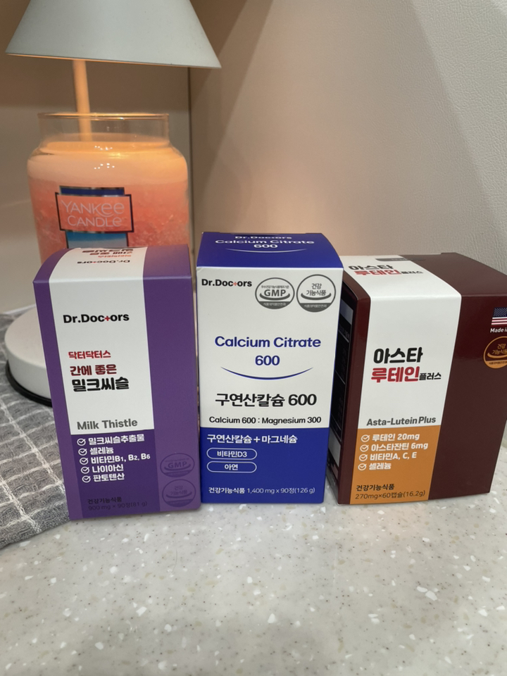 닥터닥터스 아스타 루테인 플러스 아스타잔틴 빌베리추출물 비타민A 셀레늄 2개월분 눈건강 영양제 4개월분