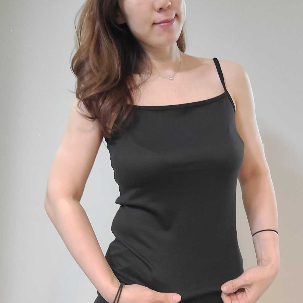 지나홈 여성 슬림 끈나시