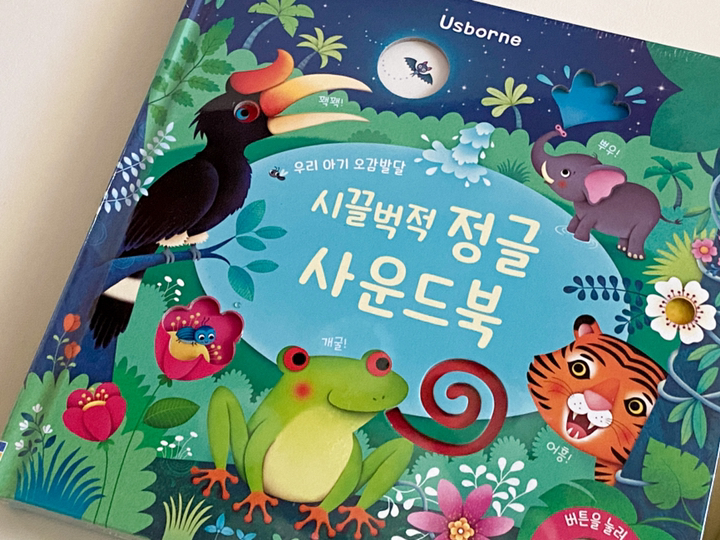 시끌벅적 정글 사운드북: 우리 아기 오감발달