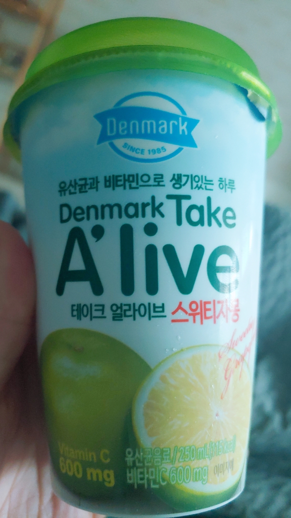 덴마크우유 테이크 얼라이브 스위티 자몽