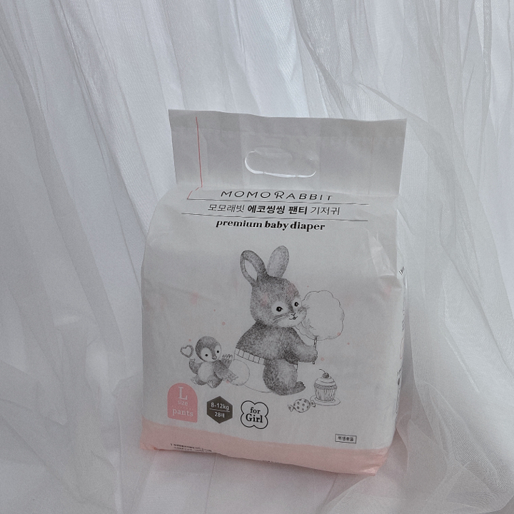 모모래빗 에코씽씽 오리지널 팬티기저귀 여아용