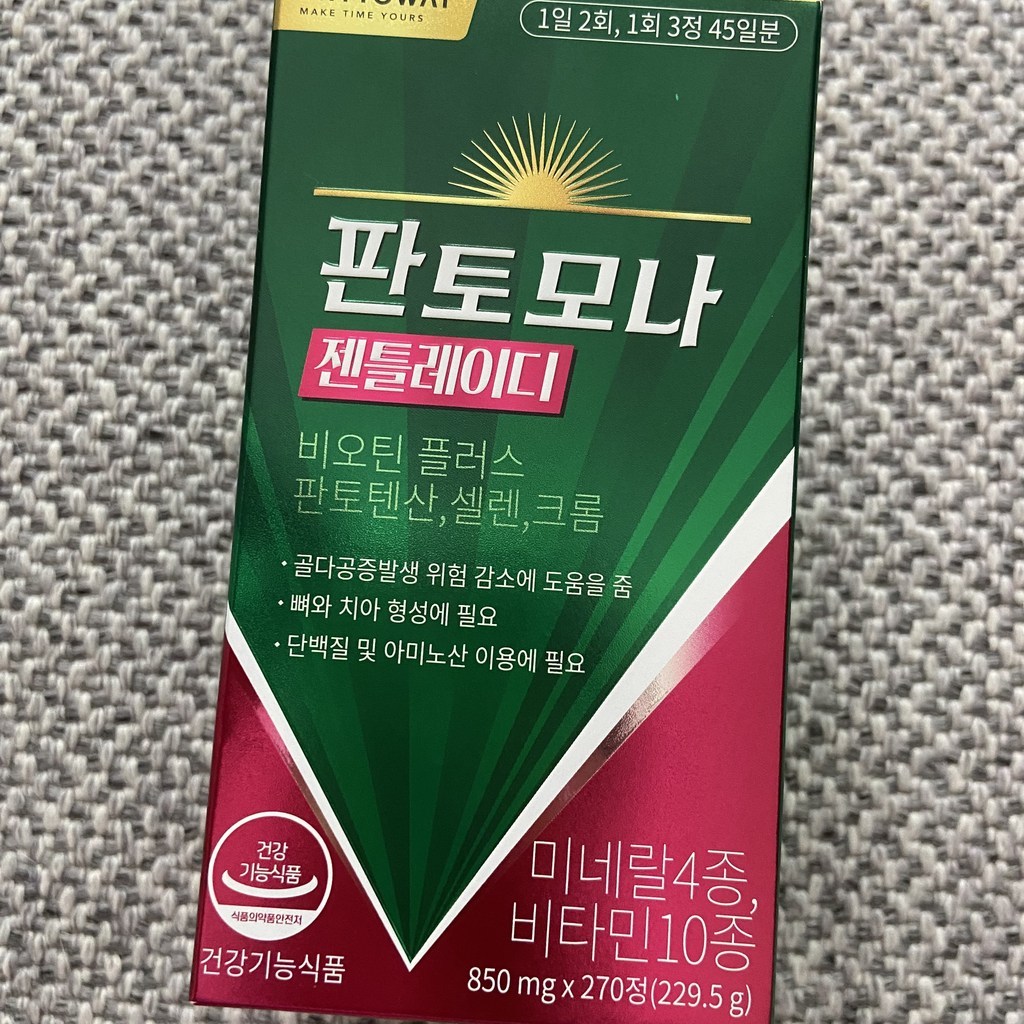 판토모나 여성용 최적 배합 복합 성분 비오틴 판토텐산 콜라겐 히알루론산 석류 영양제