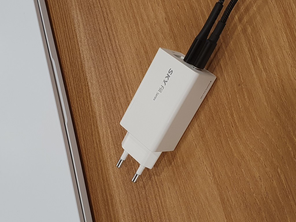 스카이 필 aN65S USB D 3포트 어댑터 C to C 60W 케이블