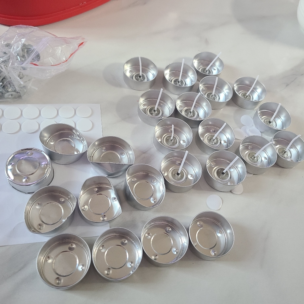 캔들용기 알루미늄 티라이트컵 캔들용기 만들기 재료 diy 리뷰후기