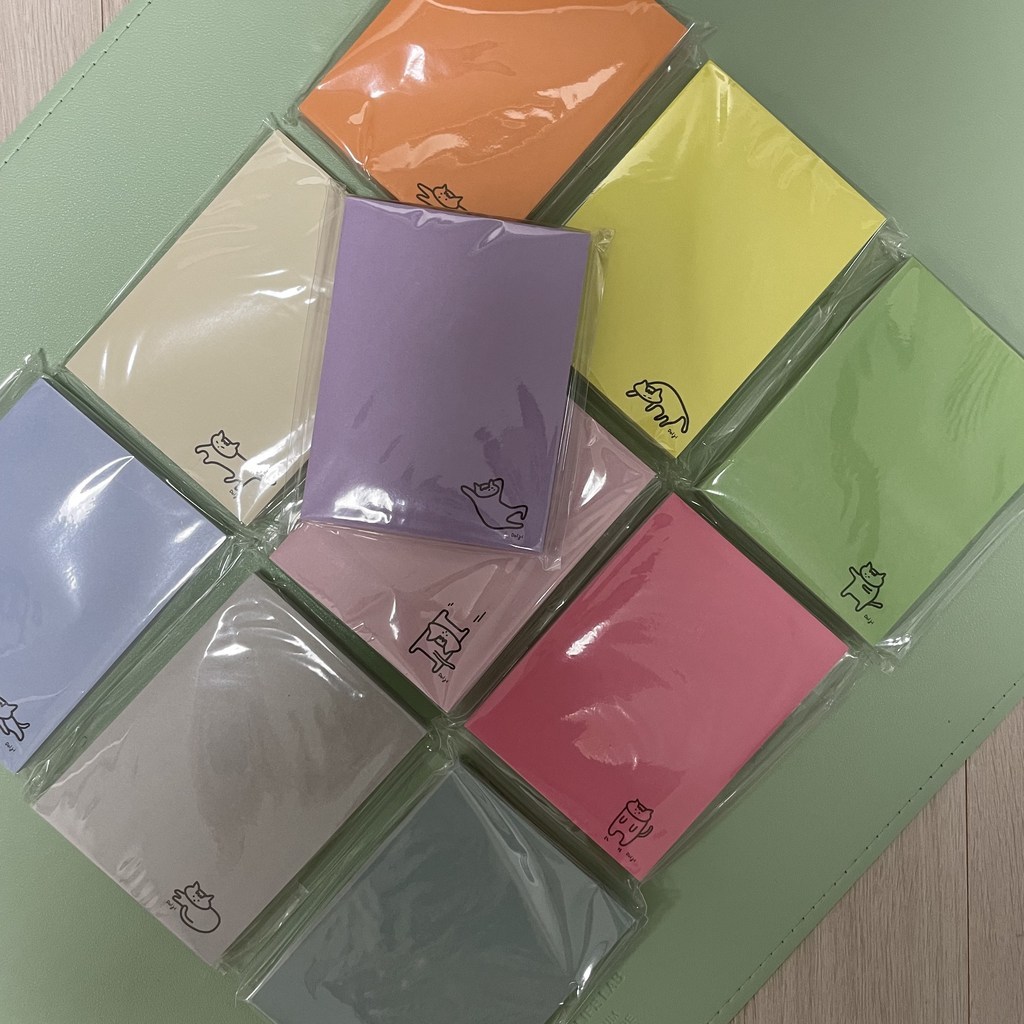판다몽 돌지 컬러 레트로 파레트 떡메모지 100매10종