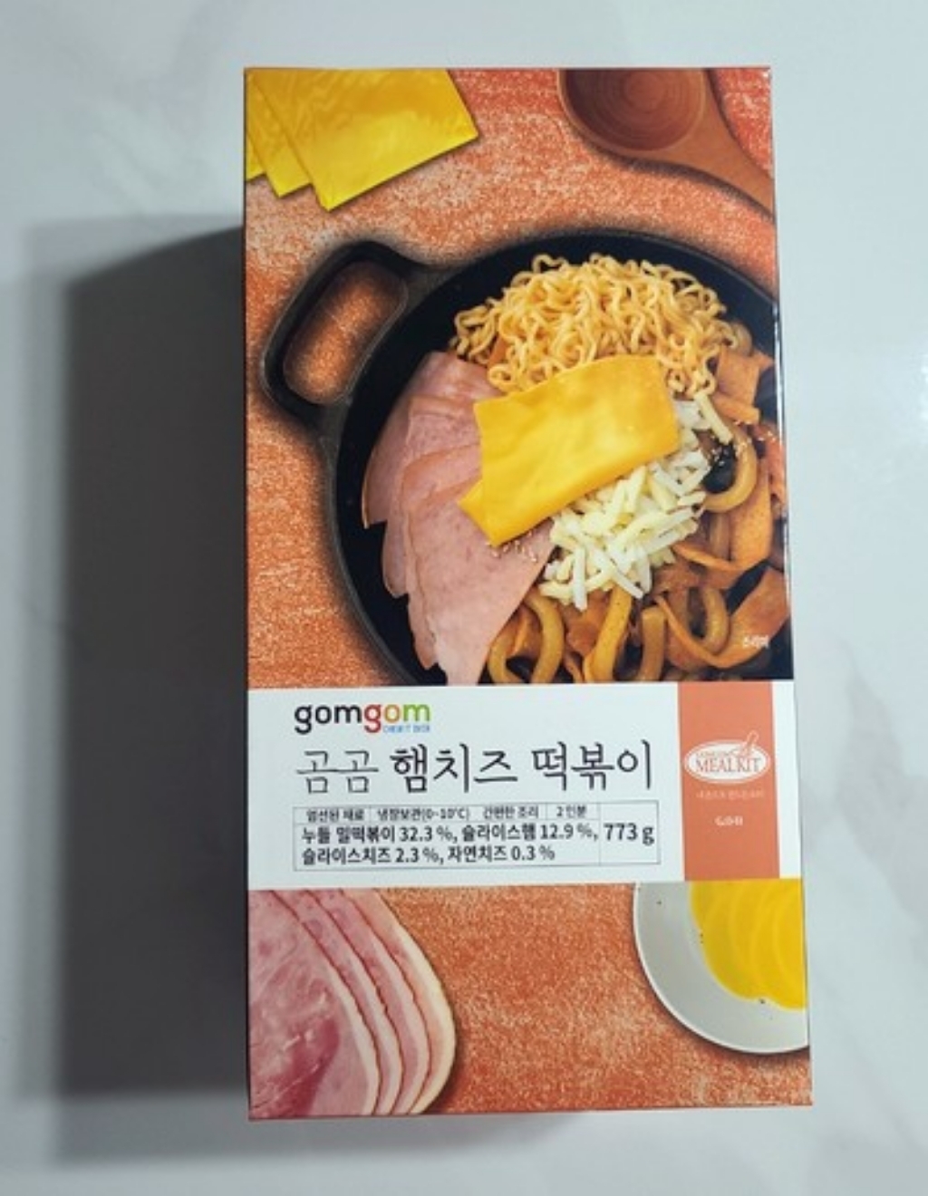 곰곰 옛날식 햄치즈 면 떡볶이 밀키트