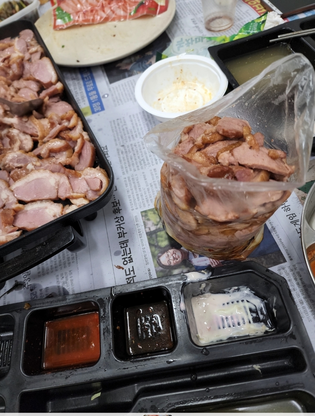 수월한 슬라이스오리훈제  오리훈제
