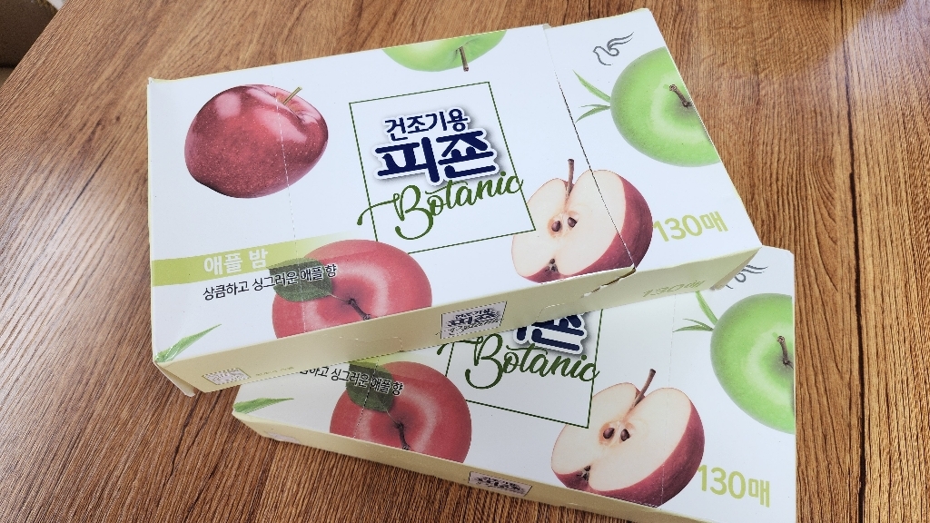 피죤 건조기용 시트 섬유유연제 애플밤