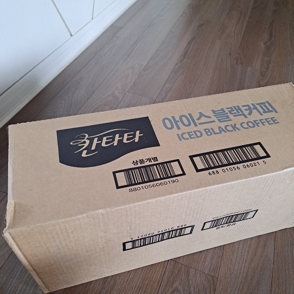칸타타 아이스 파우치 블랙커피
