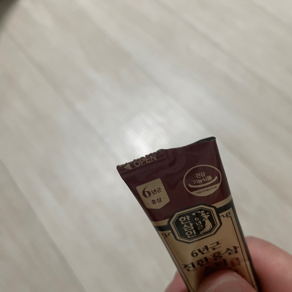 한삼인 6년근 진한홍삼스틱